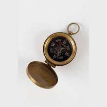 Load image into Gallery viewer, Brass Pocket Compass
