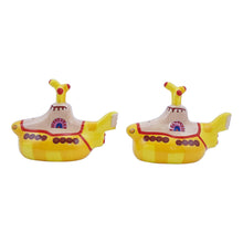 Load image into Gallery viewer, Ceramic Salt &amp; Pepper Shakers The Beatles Yellow Submarine
