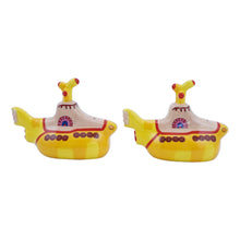 Load image into Gallery viewer, Ceramic Salt &amp; Pepper Shakers The Beatles Yellow Submarine
