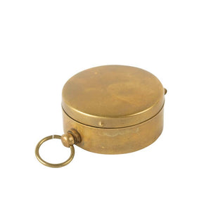 Brass Pocket Compass