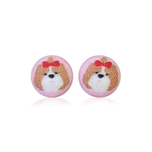 Load image into Gallery viewer, Rachel’s O’s Button Earrings
