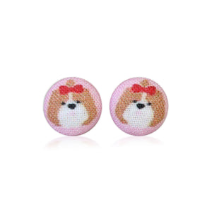 Rachel’s O’s Button Earrings