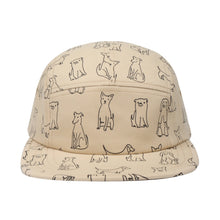 Load image into Gallery viewer, Dog Cotton 5 Panel Hat
