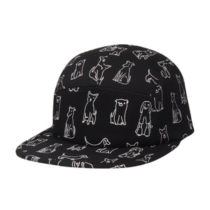 Dog Cotton 5 Panel Hat