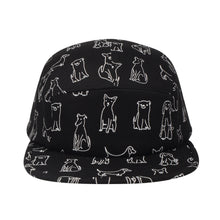 Load image into Gallery viewer, Dog Cotton 5 Panel Hat
