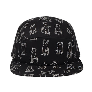 Dog Cotton 5 Panel Hat