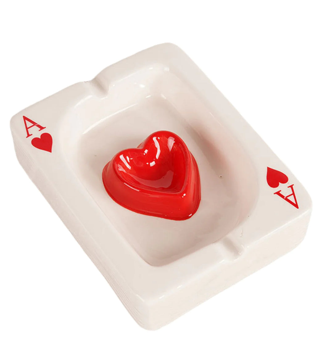 Ace of Hearts Ashtray