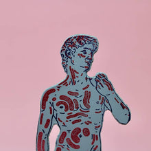 Load image into Gallery viewer, Ark Colour Design - David Statue Bookmark: Dark Red
