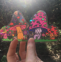 Load image into Gallery viewer, Mushroom Suncatchers Window Rainbow Stickers

