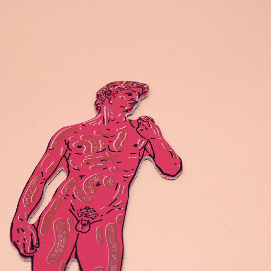 Ark Colour Design - David Statue Bookmark: New Pink