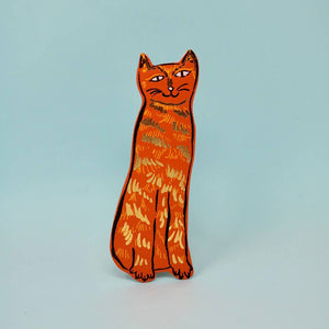 Ark Colour Design - Cat Tails Bookmark: Orange